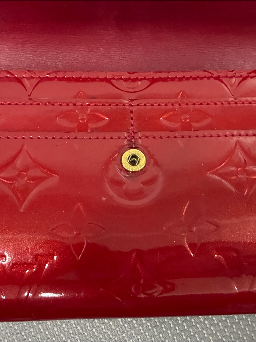Authentic Louis Vernis Sarah Wallet Rose Indien- used - Picture 12 of 15